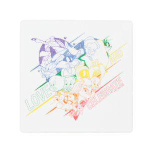 LOONEY TUNES™ - Love and Celebrate Metal Print