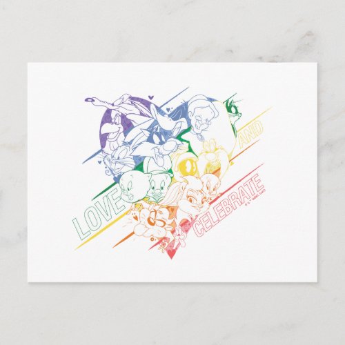 LOONEY TUNES _ Love and Celebrate Postcard