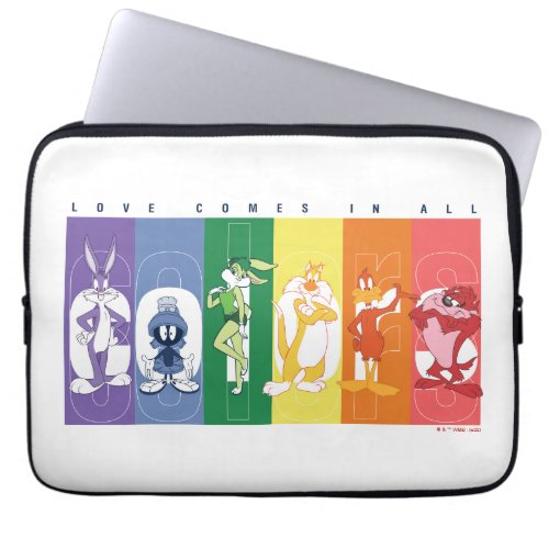 LOONEY TUNES _ Love Comes In All Colors Laptop Sleeve