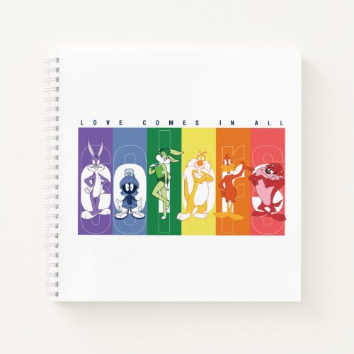 LOONEY TUNES _ Love Comes In All Colors Notebook