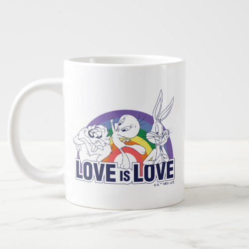 LOONEY TUNES _ Love Is Love Giant Coffee Mug