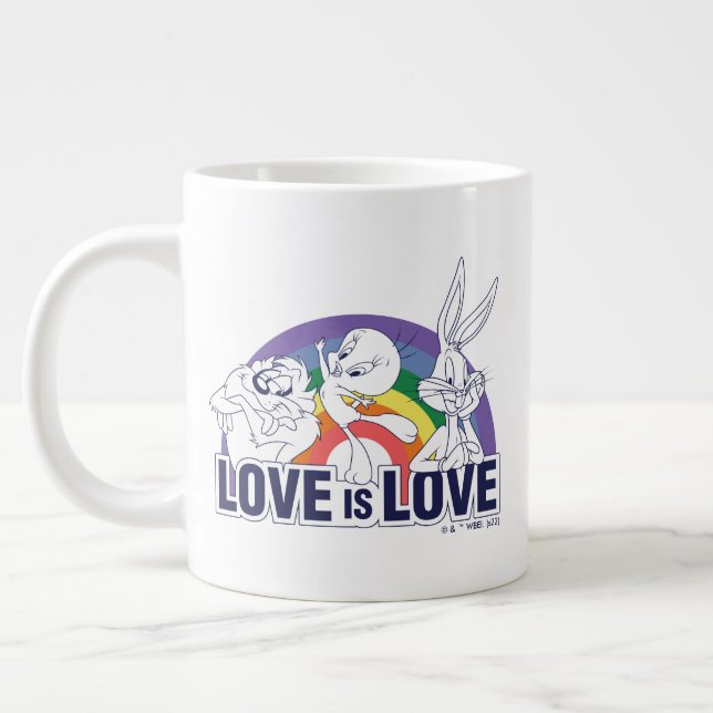 LOONEY TUNES™ - Love Is Love Giant Coffee Mug (Left)