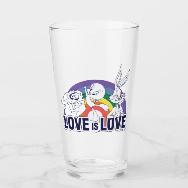 LOONEY TUNES™ - Love Is Love Glass (Front)