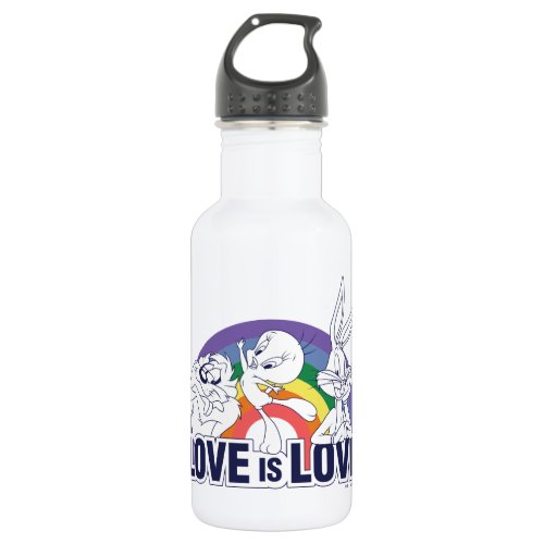 LOONEY TUNES _ Love Is Love Stainless Steel Water Bottle