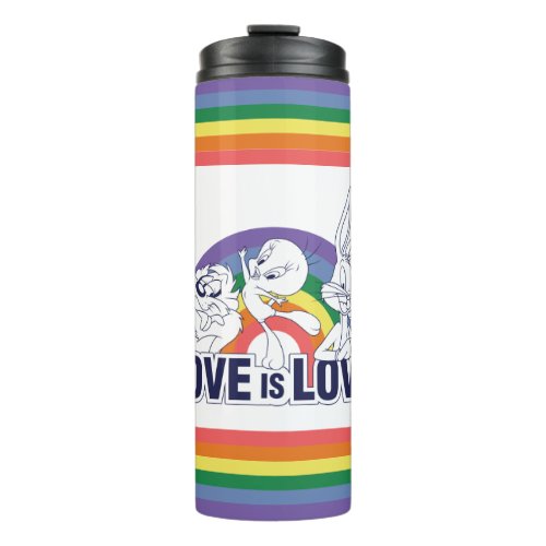 LOONEY TUNES _ Love Is Love Thermal Tumbler