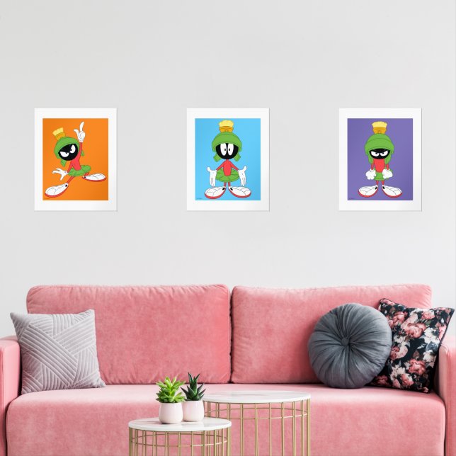 LOONEY TUNES™ MARVIN THE MARTIAN™ WALL ART SETS (Livingroom)