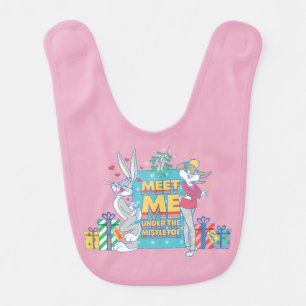 LOONEY TUNES™ Meet Me Under the Mistletoe Baby Bib
