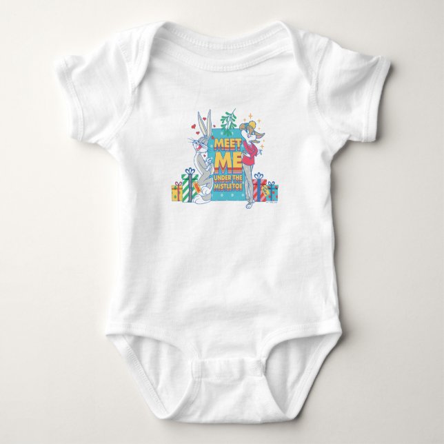 LOONEY TUNES™ | Meet Me Under the Mistletoe Baby Bodysuit (Front)