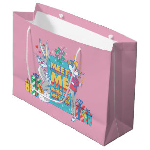 LOONEY TUNES™ Meet Me Under the Mistletoe Large Gift Bag