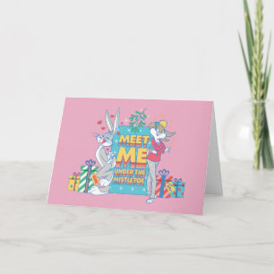 LOONEY TUNES™   Meet Me Under the Mistletoe Note Card