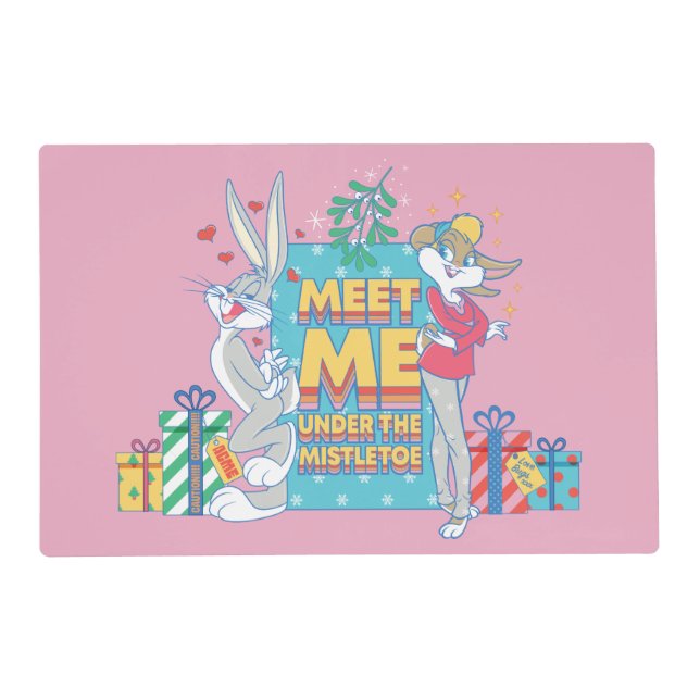 LOONEY TUNES™ | Meet Me Under the Mistletoe Placemat (Front)
