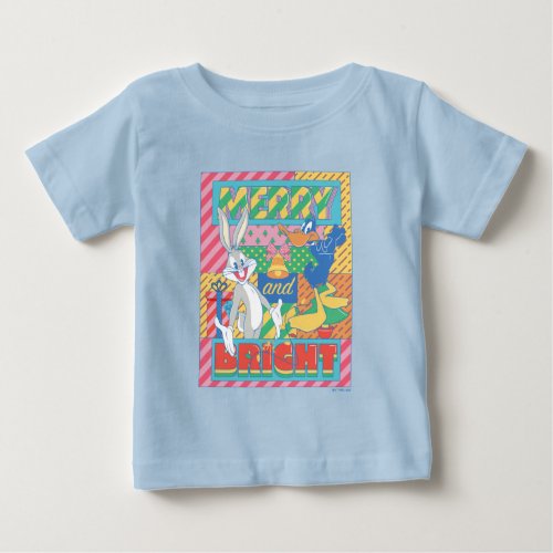 LOONEY TUNES  Merry and Bright Christmas Baby T_Shirt