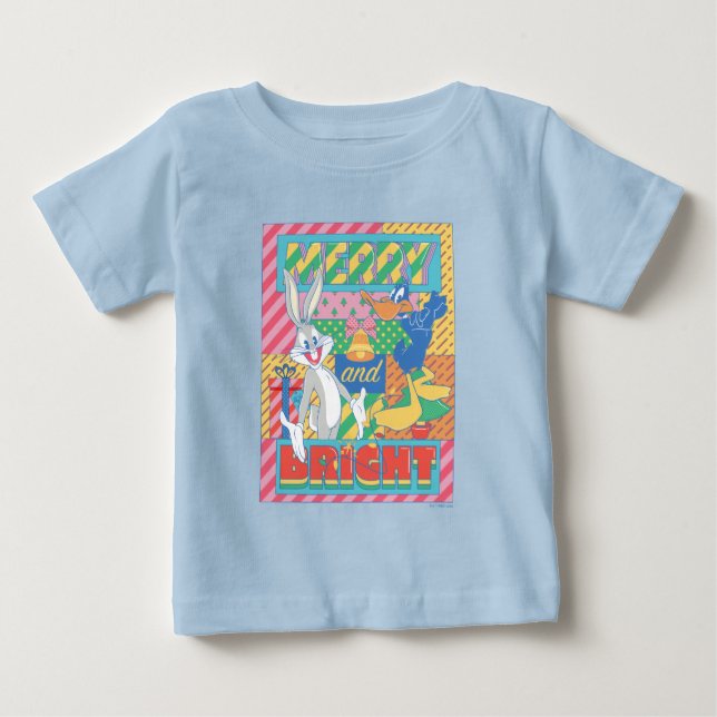 LOONEY TUNES™ | Merry and Bright Christmas Baby T-Shirt (Front)