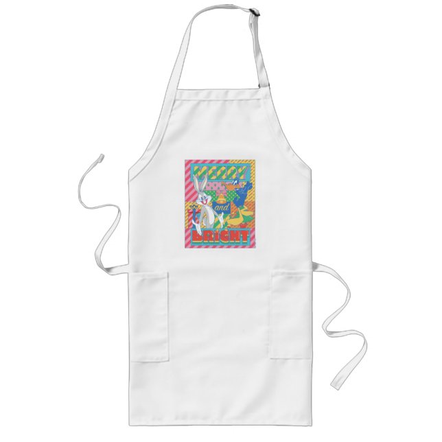 LOONEY TUNES™ | Merry and Bright Christmas Long Apron (Front)