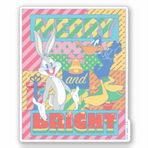 LOONEY TUNES™ Merry and Bright Christmas Sticker