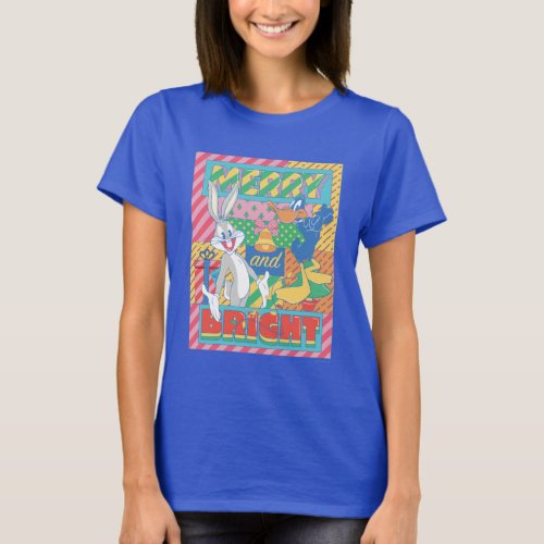 LOONEY TUNES  Merry and Bright Christmas T_Shirt