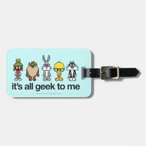 LOONEY TUNES Nerds _ All Geek Luggage Tag