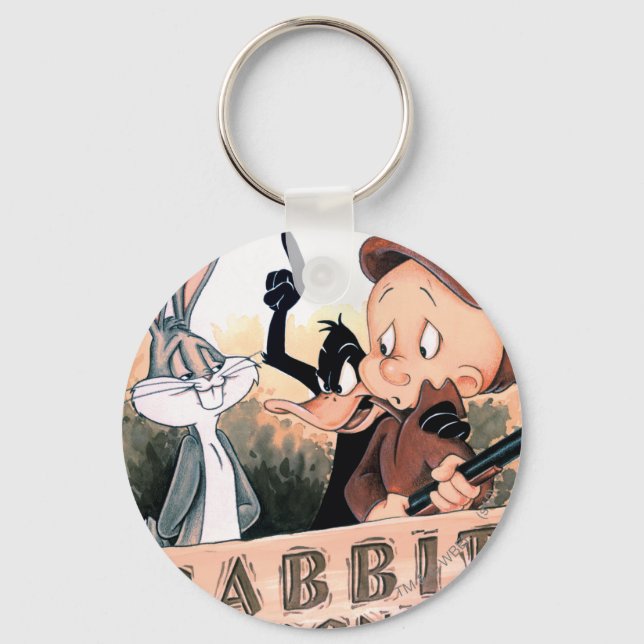 LOONEY TUNES™ Rabbit Seasoning Keychain (Front)