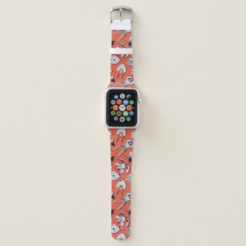 LOONEY TUNES Retro Halftone Pattern Apple Watch Band