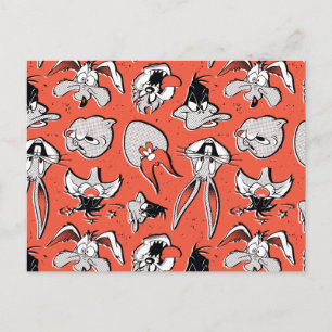 LOONEY TUNES™ Retro Halftone Pattern Postcard