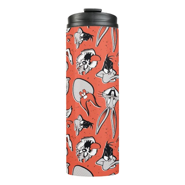 LOONEY TUNES™ Retro Halftone Pattern Thermal Tumbler (Front)