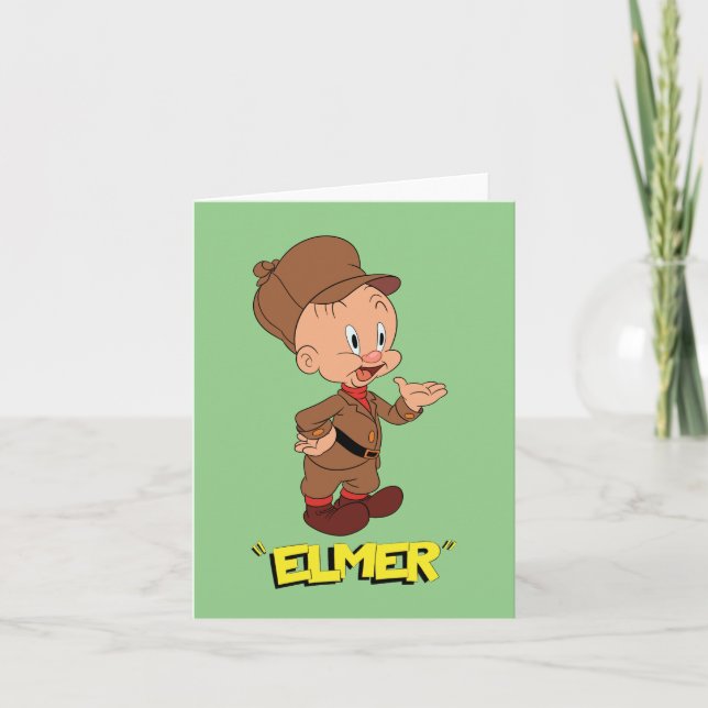 LOONEY TUNES™ Retro Laughs | ELMER FUDD™ Note Card (Front)