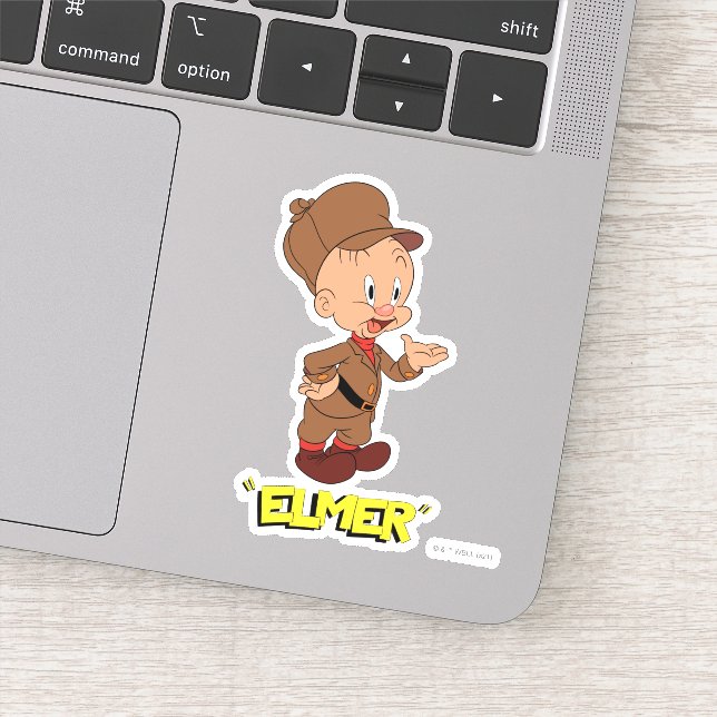 LOONEY TUNES™ Retro Laughs | ELMER FUDD™ Sticker (Detail)