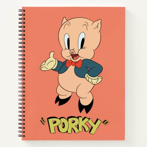 LOONEY TUNES Retro Laughs  Porky Pig Notebook