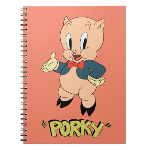LOONEY TUNES Retro Laughs  Porky Pig Notebook