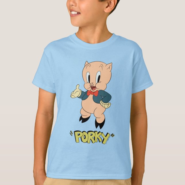 LOONEY TUNES™ Retro Laughs | Porky Pig T-Shirt (Front)