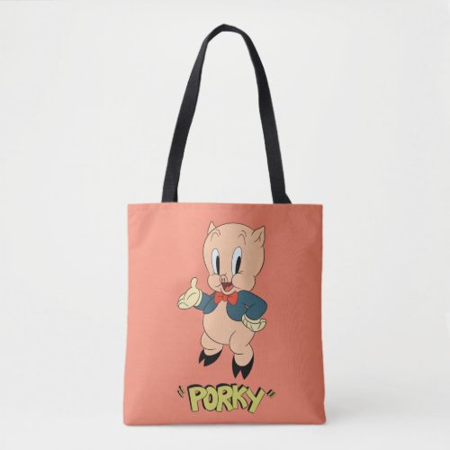 LOONEY TUNES Retro Laughs  Porky Pig Tote Bag