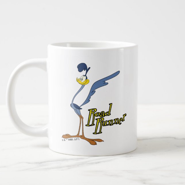 LOONEY TUNES™ Retro Laughs | ROAD RUNNER™ Giant Coffee Mug (Left)