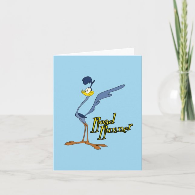LOONEY TUNES™ Retro Laughs | ROAD RUNNER™ Note Card (Front)