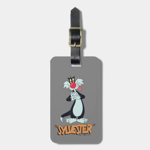LOONEY TUNES Retro Laughs  SYLVESTER Luggage Tag