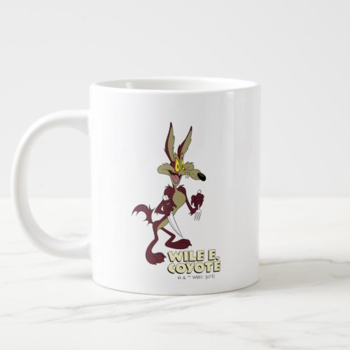 LOONEY TUNES Retro Laughs  WILE E COYOTE Giant Coffee Mug