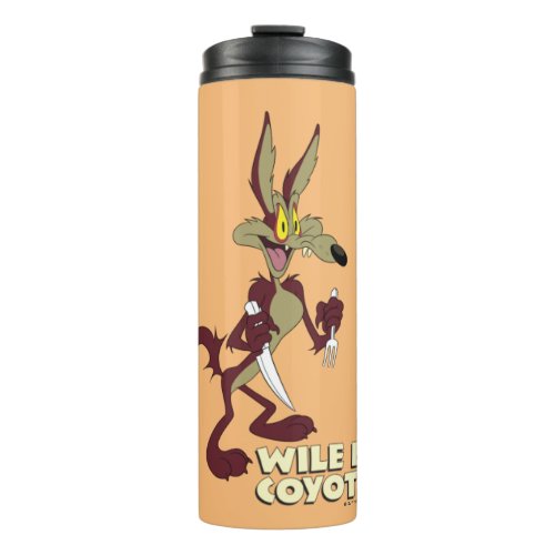 LOONEY TUNES Retro Laughs  WILE E COYOTE Thermal Tumbler