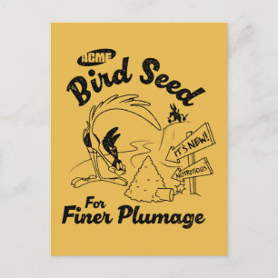 LOONEY TUNES™ ROAD RUNNER™ Bird Seed Postcard