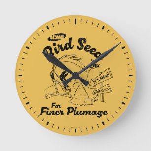 LOONEY TUNES™ ROAD RUNNER™ Bird Seed Round Clock