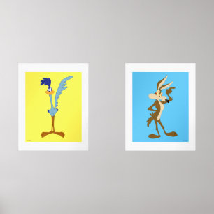 LOONEY TUNES™ ROAD RUNNER™ & WILE E. COYOTE™ WALL ART SETS