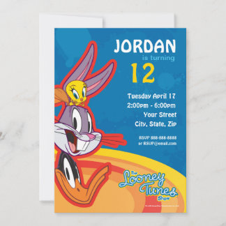 LOONEY TUNES™ Show Birthday Invitation