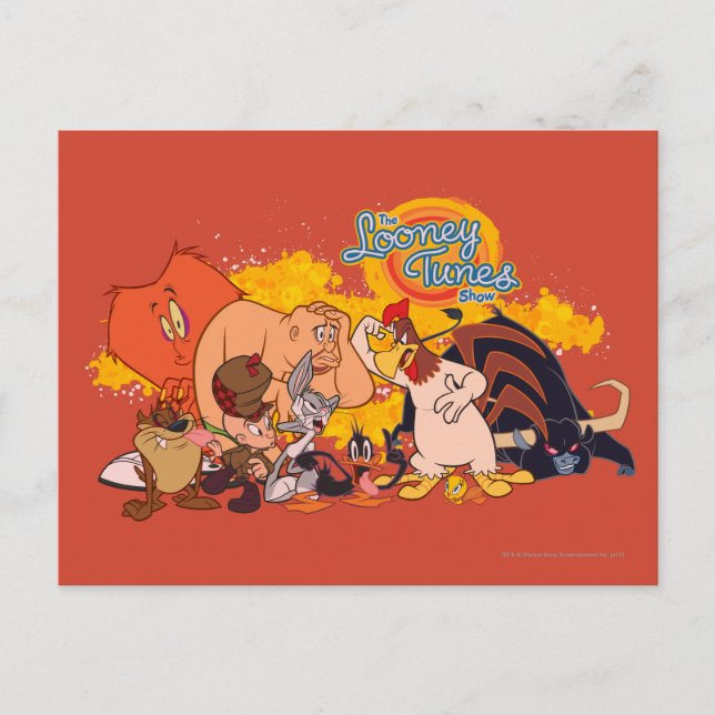 LOONEY TUNES™ Show Cast & Logo Postcard (Front)