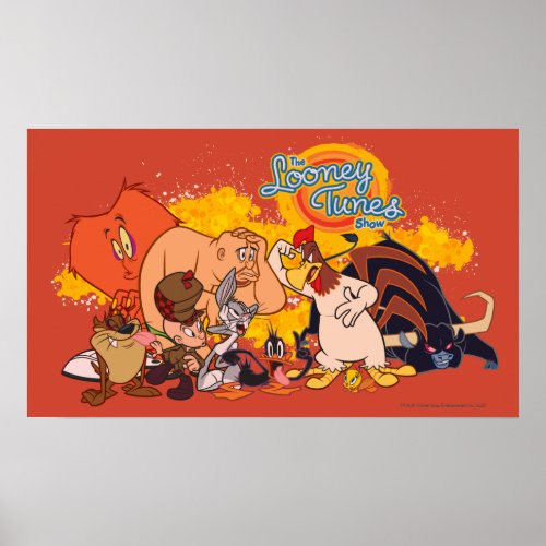 Looney Tunes Show Cast  Logo Poster