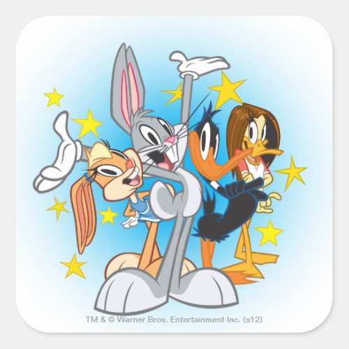 LOONEY TUNES Show Group Square Sticker