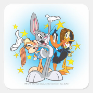 LOONEY TUNES™ Show Group Square Sticker