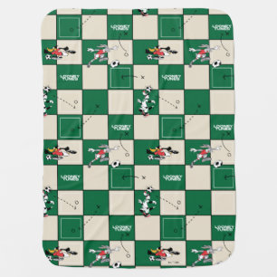 LOONEY TUNES™ Soccer Grid Pattern Baby Blanket