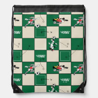 LOONEY TUNES™ Soccer Grid Pattern
