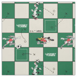 LOONEY TUNES™ Soccer Grid Pattern Fabric