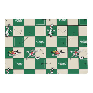 LOONEY TUNES™ Soccer Grid Pattern Placemat