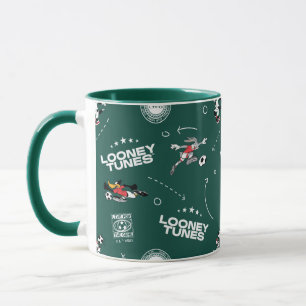 LOONEY TUNES™ Soccer Playbook Pattern Mug