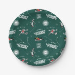 LOONEY TUNES™ Soccer Playbook Pattern Paper Plates